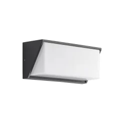 Lindby udendørs LED-væglampe Malim, 25 cm, antracit, IP65
