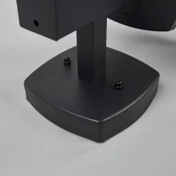 Lindby udendørs LED-væglampe Askan, 24 cm, stål, IP44