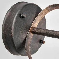 Lindby udendørs LED-væglampe Clea, bredde 24 cm, metal