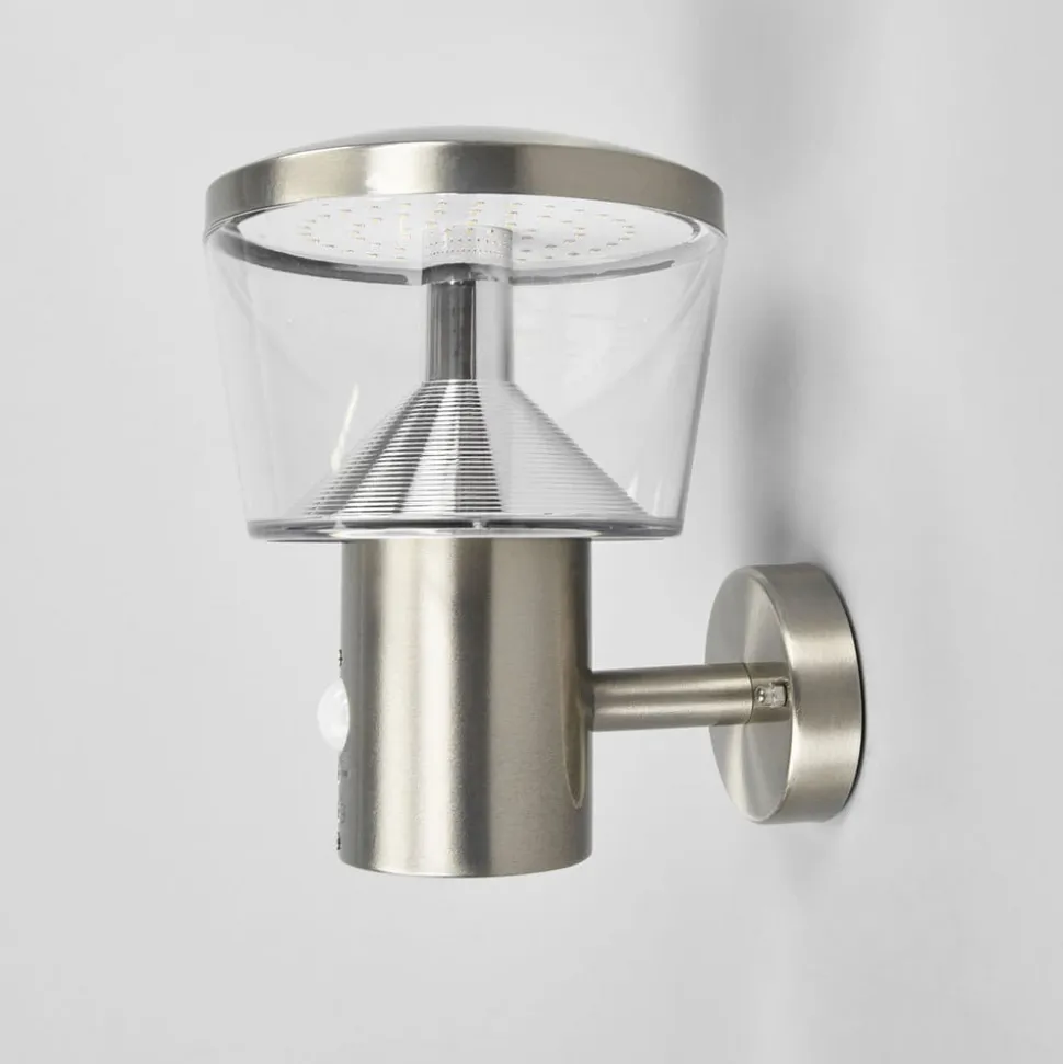 Lindby udendørs LED-væglampe Antje, bevægelsessensor, IP44