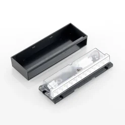 Lindby udendørs LED-væglampe Jarte, 24 cm, ned, grå, IP65