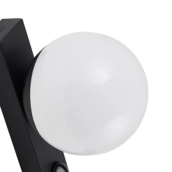 Lindby udendørs LED-væglampe Larcie, 35 cm, 2 lyskilder, aluminium, sensor