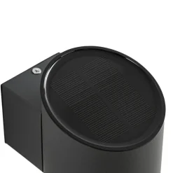 Lindby udendørs LED-væglampe Bentlas, antracit, IP44