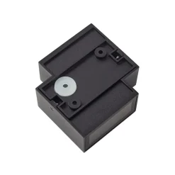 Lindby udendørs LED-væglampe Fendir, sort, aluminium, 10,5 cm