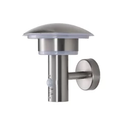 Lindby udendørs LED-væglampe Lillie, sensor, højde 19 cm