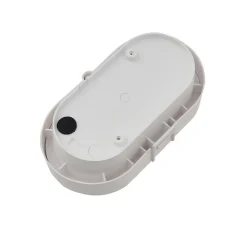 Lindby udendørs LED-væglampe Alisha, hvid, plast, IP54