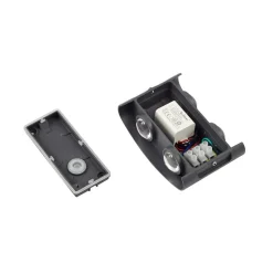 Lindby udendørs LED-væglampe Ithan, 2 lyskilder, antracit, metal