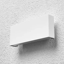 Lindby udendørs LED-væglampe Safira, metal, op/ned, IP44