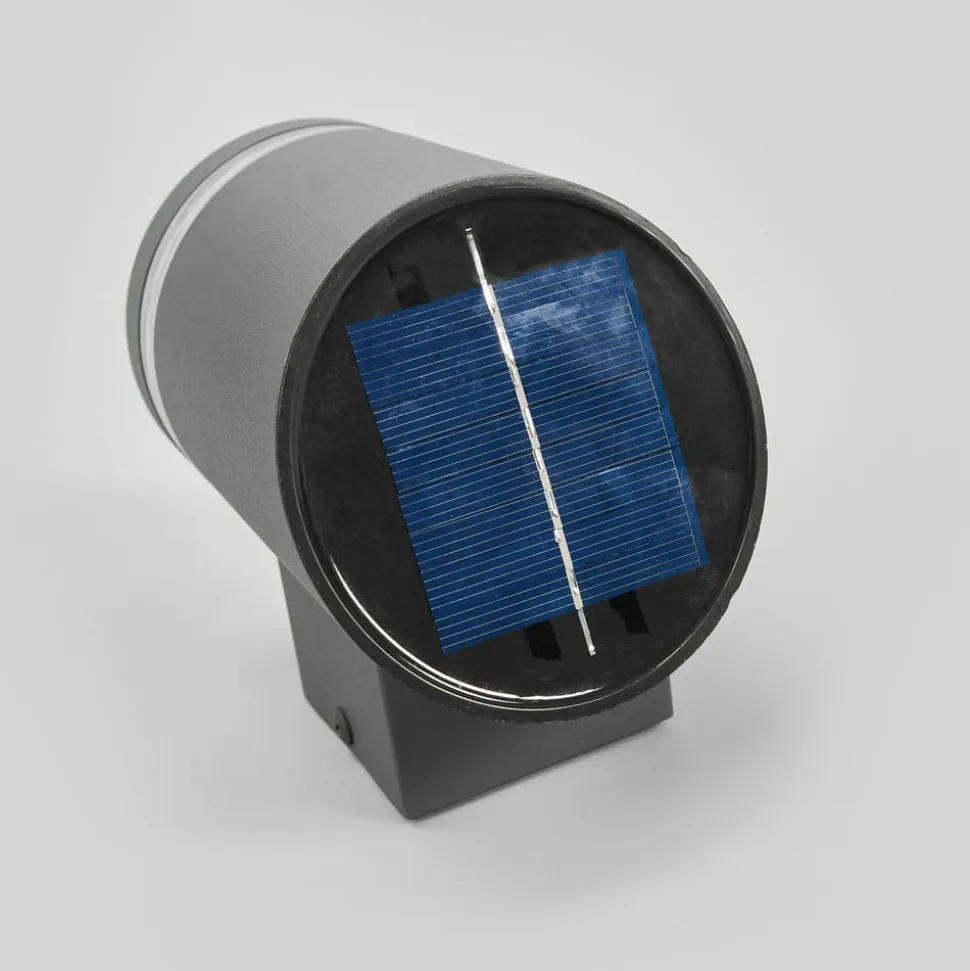 Lindby udendørs LED-væglampe Melinda, 9 cm, stål