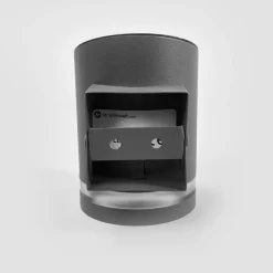 Lindby udendørs LED-væglampe Melinda, 9 cm, stål