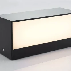 Lindby udendørs LED-væglampe Nienke, 23 cm, saltvandsresistent, IP65