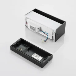 Lindby udendørs LED-væglampe Nienke, 23 cm, saltvandsresistent, IP65