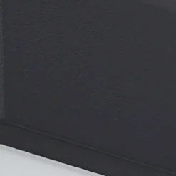 Lindby udendørs LED-væglampe Siana, sort, pc, sensor