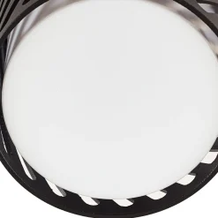 Lindby udendørs loftlampe Lurinda, 10,5 cm, sort, aluminium,