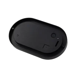 Lindby udendørs væglampe Adita, sort, ABS, højde 16,3 cm