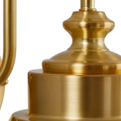 Lindby udendørs væglampe Adalie, messingfarvet, stål