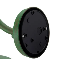 Lindby udendørs væglampe Bilma, grøn, glas, 29 cm høj