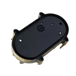 Lindby udendørs væglampe Daaje, guldfarvet, 16 cm, aluminium