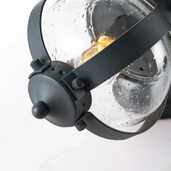 Lindby udendørs væglampe Farley, 40 cm, mørkegrå, IP44, E27