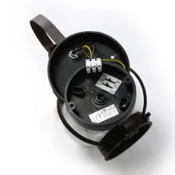 Lindby udendørs væglampe Gerlo, rustbrun, metal, 26 cm, E27