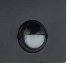 Lindby udendørs væglampe Gelso, aluminium, 15 cm, GU10, sensor