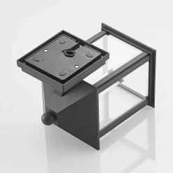 Lindby udendørs væglampe Giavanna, 23,3 cm, antracit, glas