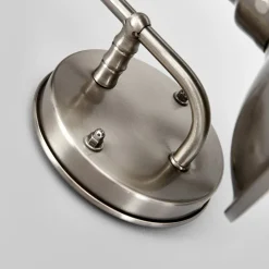 Lindby udendørs væglampe Gwendolyn, grå, stål, 26 cm