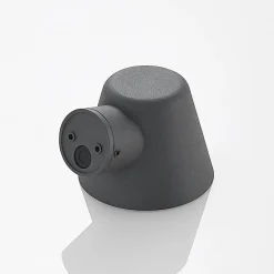 Lindby udendørs væglampe Ileyna, antracit, metal, 15 cm