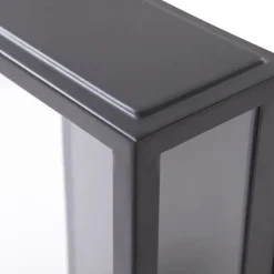 Lindby udendørs væglampe Ilana, sort, sensor, IP44, E27