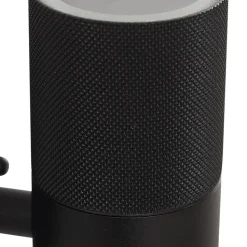 Lindby udendørs væglampe Jovane, sort, aluminium, 2 lyskilder