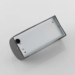 Lindby udendørs væglampe Junias, 24 cm, antracit, stål