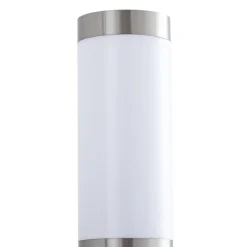 Lindby udendørs væglampe Kristof, stål, 33 cm høj, E27