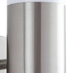 Lindby udendørs væglampe Kristof, stål, 33 cm høj, E27