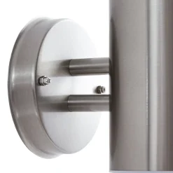 Lindby udendørs væglampe Kristof, stål, 33 cm høj, E27