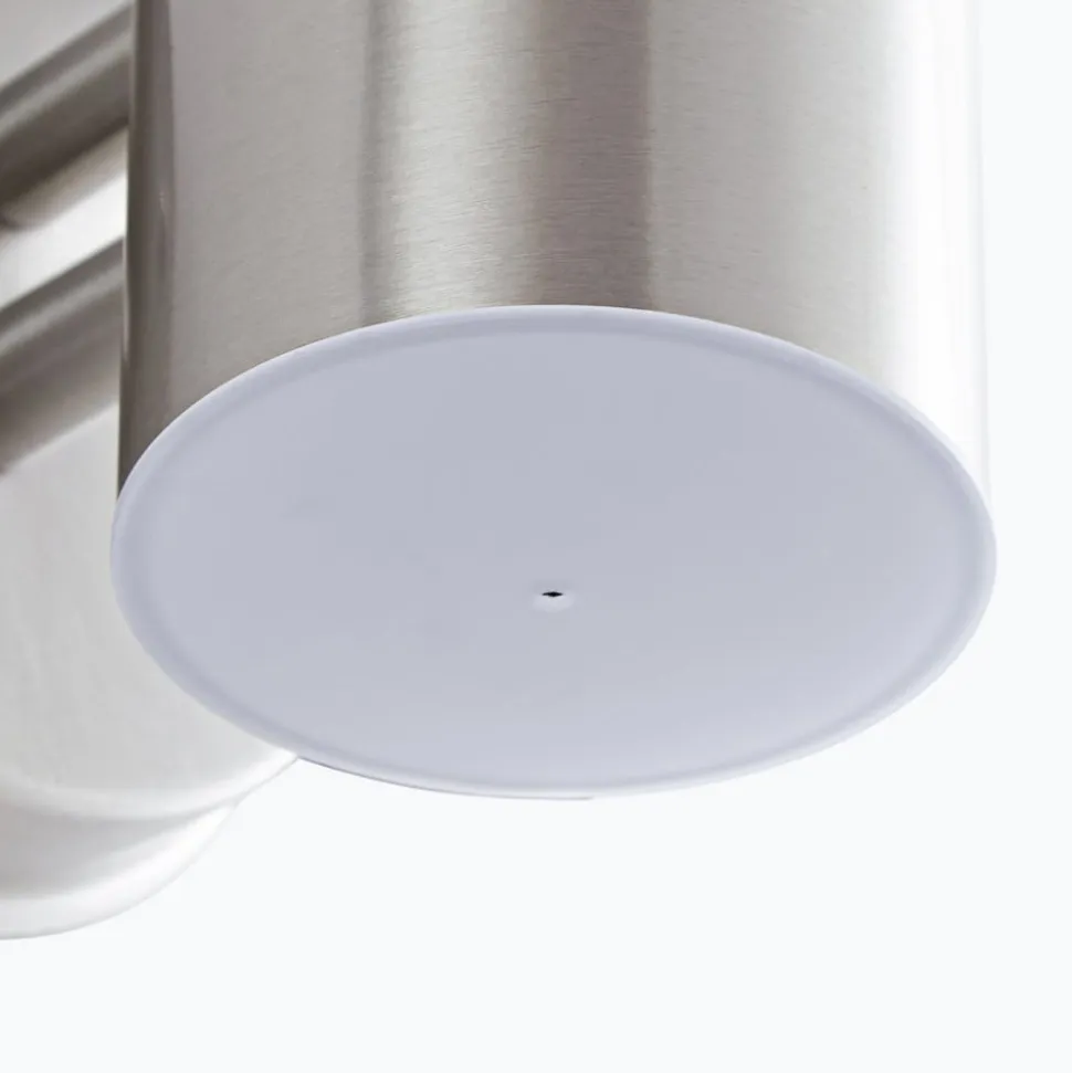 Lindby udendørs væglampe Kristof, stål, 33 cm høj, E27