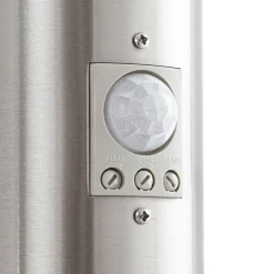 Lindby udendørs væglampe Kristof, bevægelsessensor, 33 cm, E27