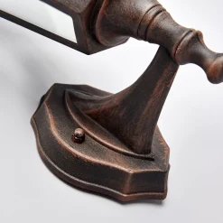 Lindby udendørs væglampe Lamina, fatning i bunden, lygte, E27