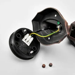 Lindby udendørs væglampe Lamina, fatning i bunden, lygte, E27