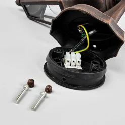 Lindby udendørs væglampe Lamina, fatning, lygte, E27