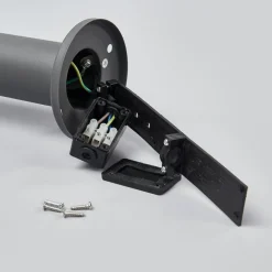 Lindby vejlampe Djori, 80 cm, antracit, stål, E27