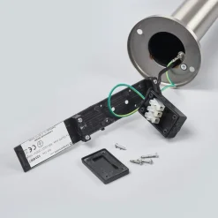 Lindby vejlampe Djori, 80 cm, alufarve, stål, E27