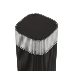 Lindby vejlampe Halvar, 50 cm, sort, IP65, GU10