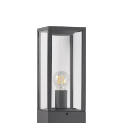 Lindby vejlampe, højde 80 cm, antracit metal