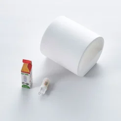 Lindby væglampe Krista, hvid, gips, op/ned, kan males, G9