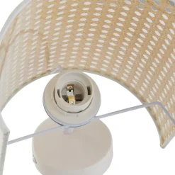 Lindby væglampe Lautaro, bambus, 25 cm høj, E27