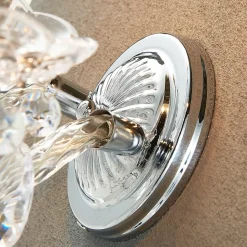 Lindby væglampe Merida, krom, metal, 2 lyskilder, højde 35 cm