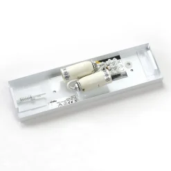 Lindby væglampe Ophelia, højde 39 cm, hvid, glas