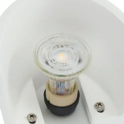 Lindby væglampe Pascali, højde 42 cm, hvid, gips