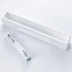 Lindby væglampe Santino, 51 cm, gips, G9, kan males