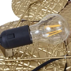 Lindby væglampe Soraya, guld/kobber, metal, 2 lyskilder, 51 cm